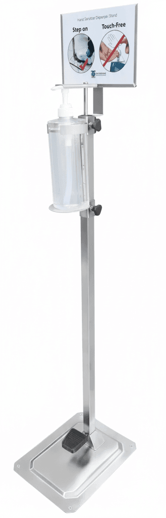 Gulvstativ til antibakteriell håndvask, påfylling